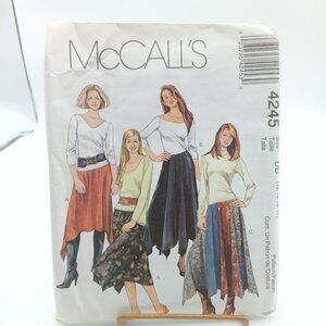 Vintage McCalls 4245 Misses Skirt Sewing Pattern Size DD 12-14-16-18 2003